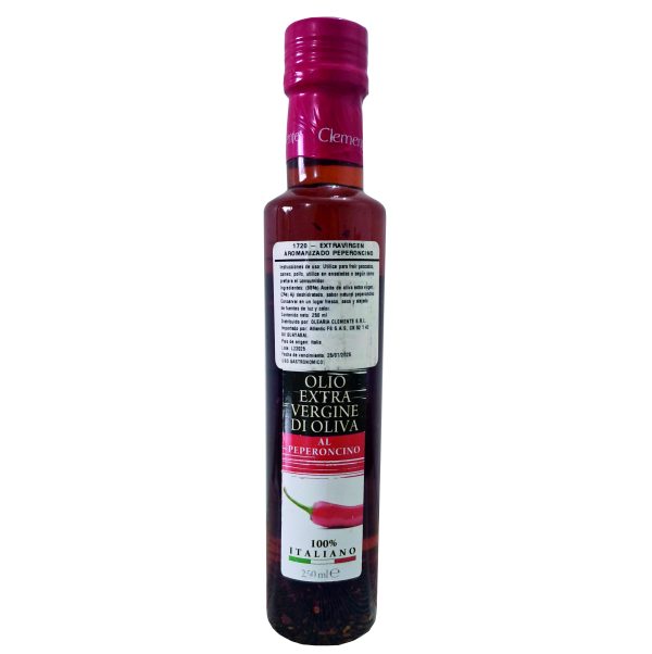 ACEITE DE OLIVA AROMATIZADO PEPERONCINO – ORIGEN ITALIANO